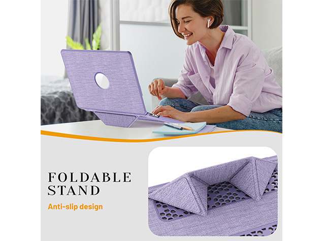 Woven Fabric Laptop Shell for MacBook Air 13 inch - Purple