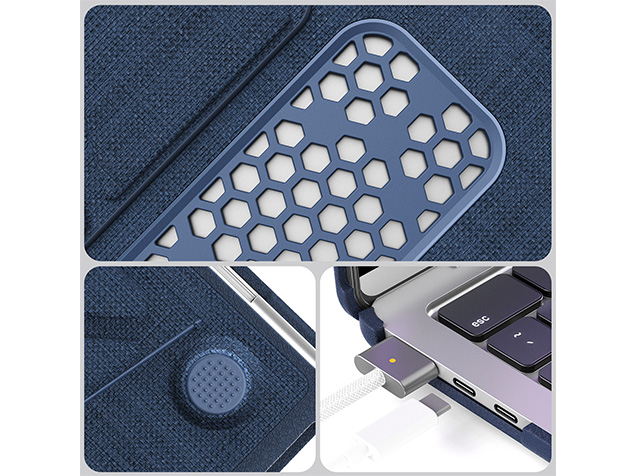 Woven Fabric Laptop Shell for MacBook Air 15 inch - Blue