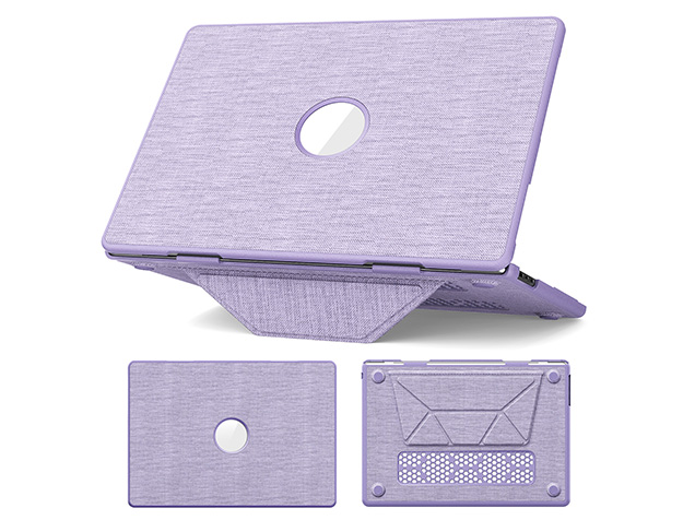 Woven Fabric Laptop Shell for MacBook Air 15 inch - Purple