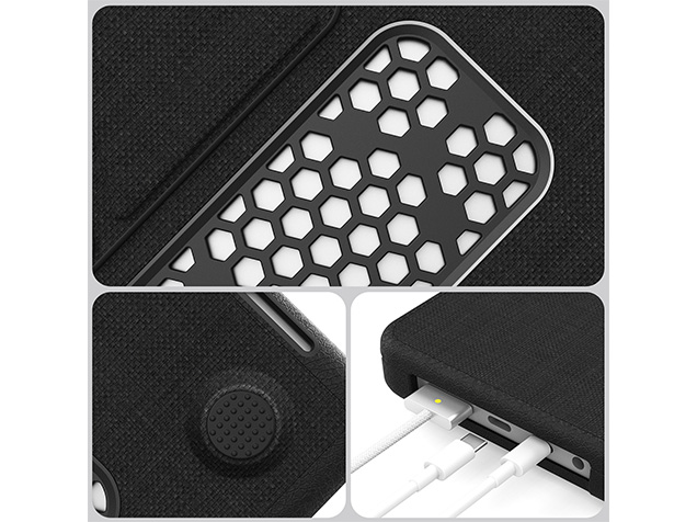 Woven Fabric Laptop Shell for MacBook Pro 14 inch - Black