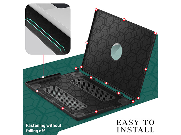 Woven Fabric Laptop Shell for MacBook Pro 14 inch - Black