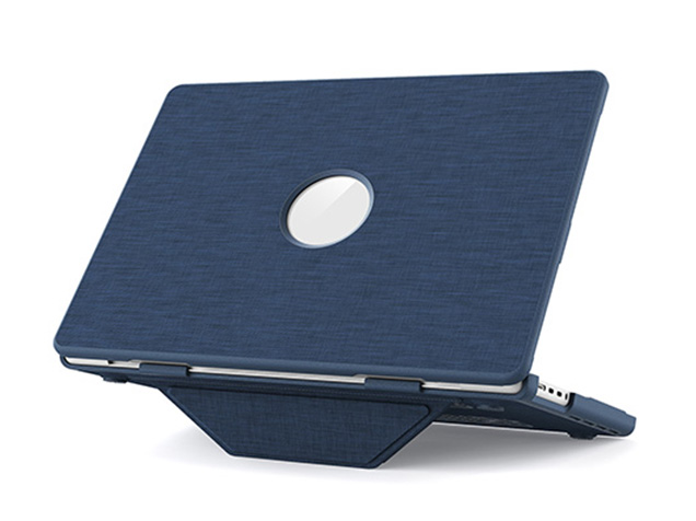 Woven Fabric Laptop Shell for MacBook Pro 14 inch - Blue Hard Case
