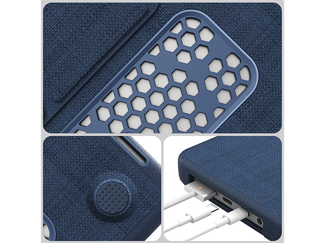 Woven Fabric Laptop Shell for MacBook Pro 14 inch - Blue