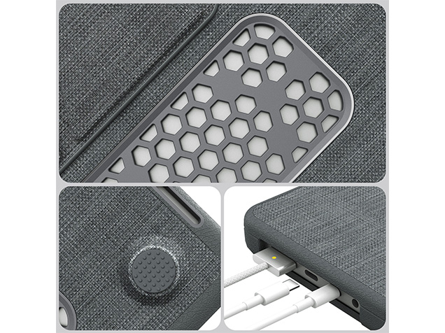 Woven Fabric Laptop Shell for MacBook Pro 14 inch - Grey