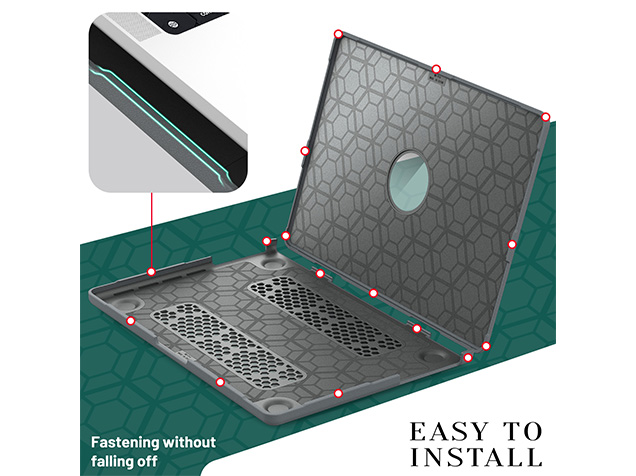 Woven Fabric Laptop Shell for MacBook Pro 14 inch - Grey