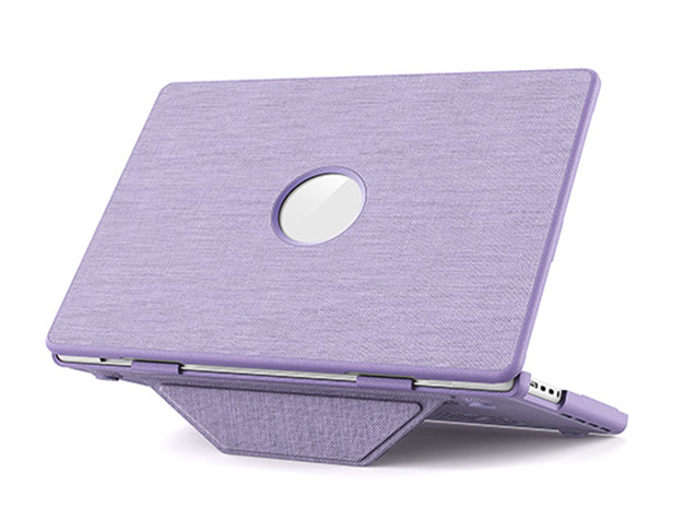 Woven Fabric Laptop Shell for MacBook Pro 14 inch - Purple Hard Case