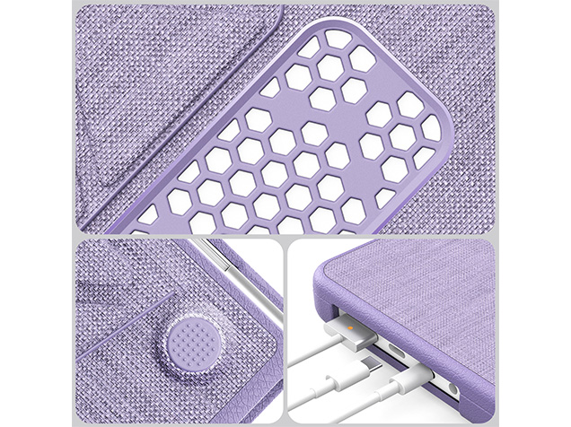 Woven Fabric Laptop Shell for MacBook Pro 14 inch - Purple