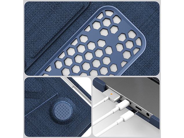 Woven Fabric Laptop Shell for MacBook Pro 16 inch - Blue