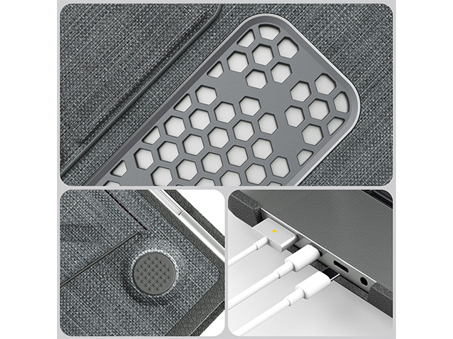 Woven Fabric Laptop Shell for MacBook Pro 16 inch - Grey