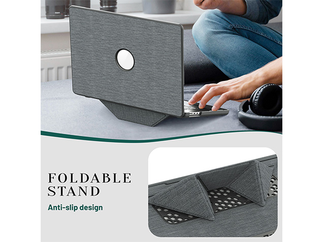 Woven Fabric Laptop Shell for MacBook Pro 16 inch - Grey
