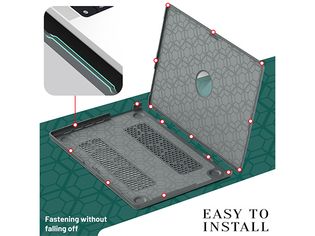 Woven Fabric Laptop Shell for MacBook Pro 16 inch - Grey