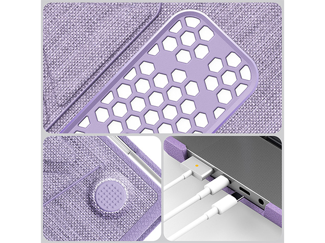 Woven Fabric Laptop Shell for MacBook Pro 16 inch - Purple