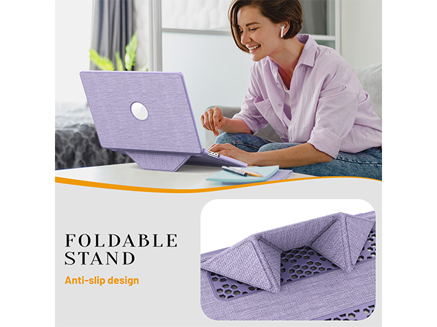 Woven Fabric Laptop Shell for MacBook Pro 16 inch - Purple