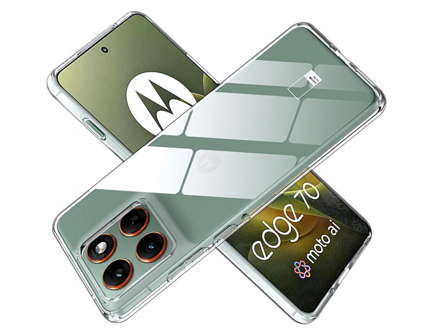Ultra Thin Gel Case for Motorola Edge 70 - Clear Soft Cover