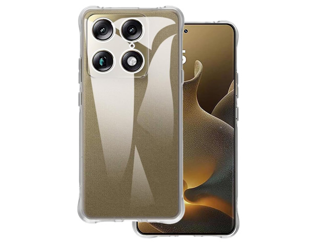 Gel Case with Bumper Edges for Motorola Signature - Clear Soft Cover