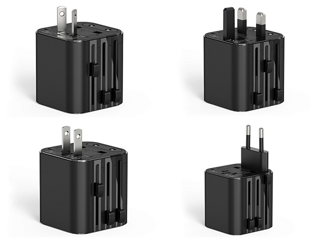 WiWU 2500W Universal Plug Adapter - Wi-UA005 - Black