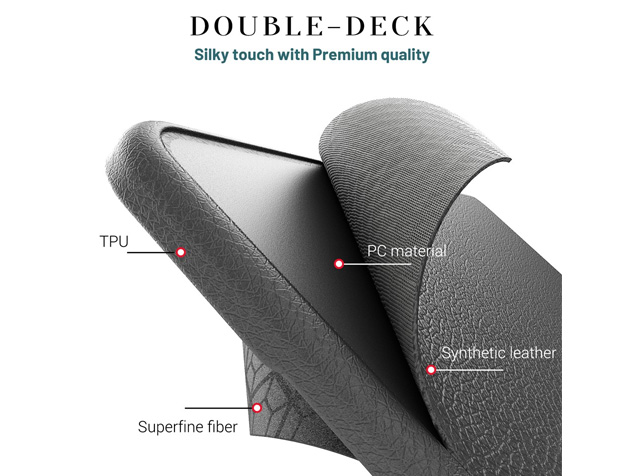 Synthetic Leather Laptop Shell for MacBook Air 15 inch - Grey