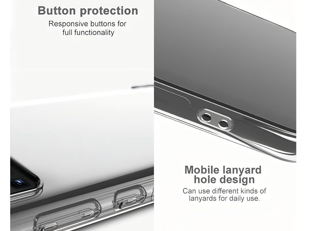 Gel Case with Bumper Edges for OPPO A6  - Clear