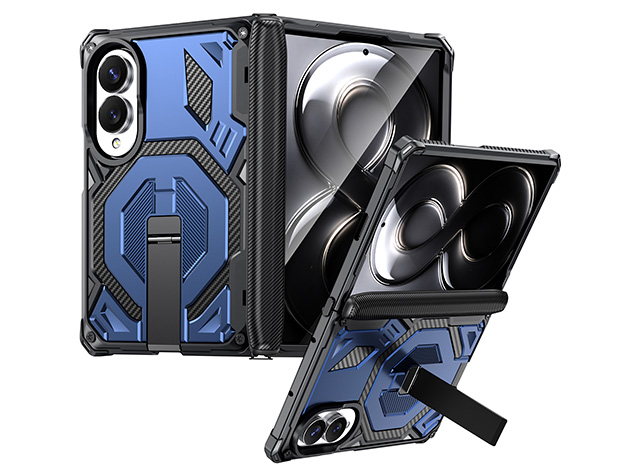 Impact Case with Stand for the Samsung Galaxy Z Fold8 - Blue Hard Case