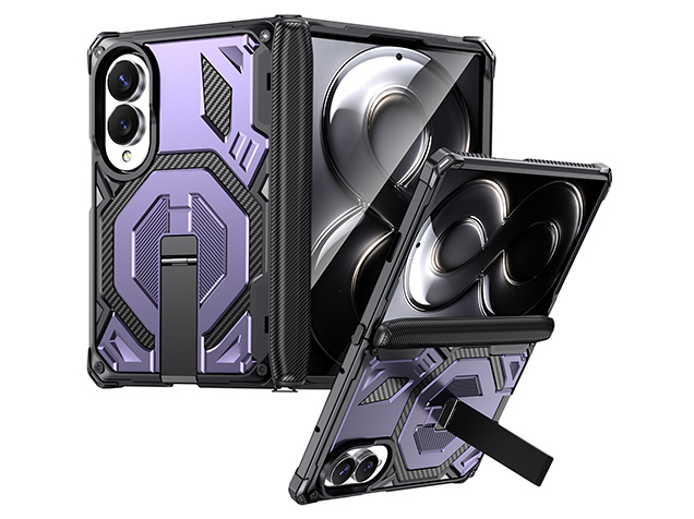 Impact Case with Stand for the Samsung Galaxy Z Fold8 - Purple Hard Case