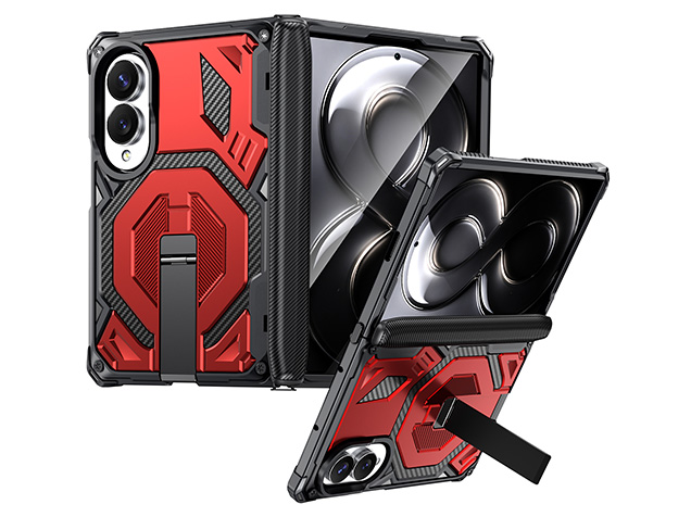 Impact Case with Stand for the Samsung Galaxy Z Fold8 - Red Hard Case