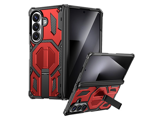 Impact Case with Stand for the Samsung Galaxy Z Fold8 Ultra - Red Hard Case