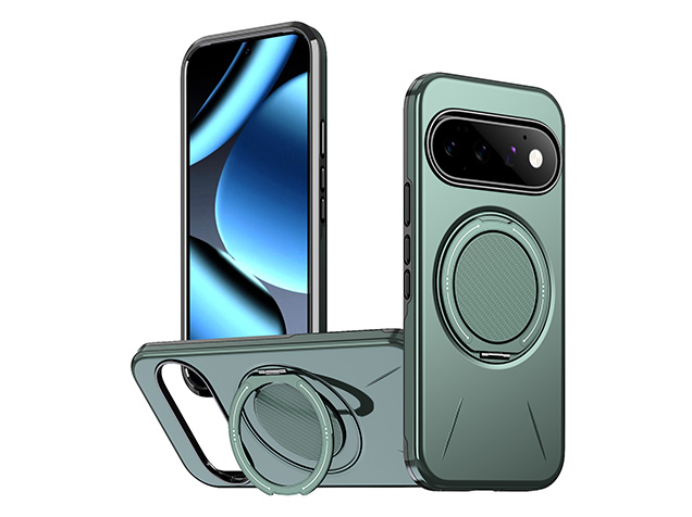 Impact Case with Ring for Google Pixel 11 - Green Impact Case