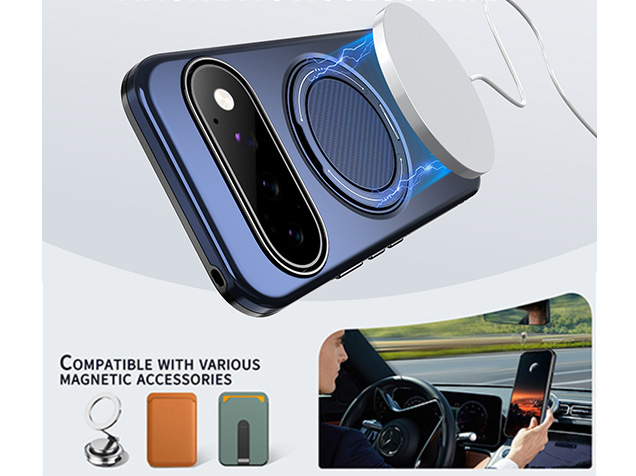 Impact Case with Ring for Google Pixel 11 Pro XL - Blue