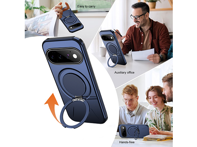 Impact Case with Ring for Google Pixel 11 Pro XL - Blue