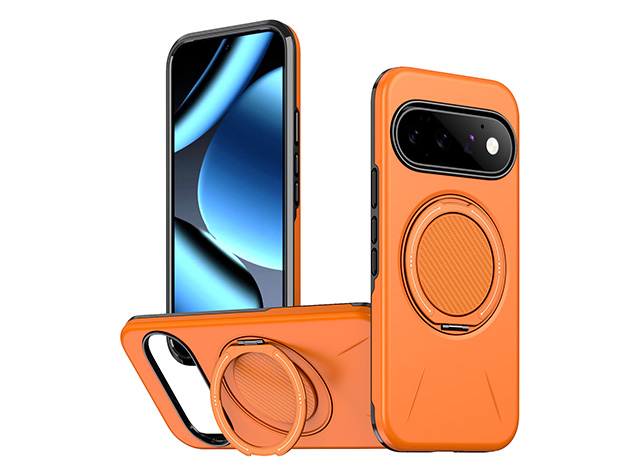 Impact Case with Ring for Google Pixel 11 Pro XL - Orange Impact Case