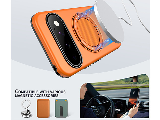 Impact Case with Ring for Google Pixel 11 Pro XL - Orange