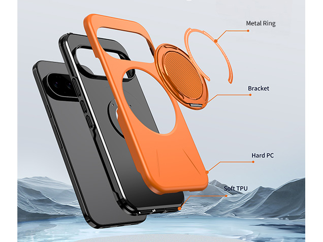 Impact Case with Ring for Google Pixel 11 Pro XL - Orange
