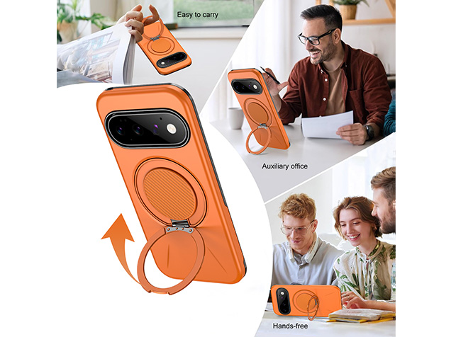 Impact Case with Ring for Google Pixel 11 Pro XL - Orange