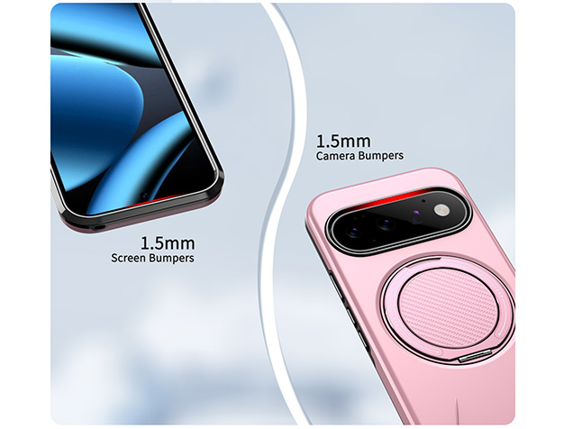 Impact Case with Ring for Google Pixel 11 Pro XL - Pink