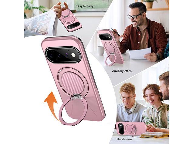 Impact Case with Ring for Google Pixel 11 Pro XL - Pink