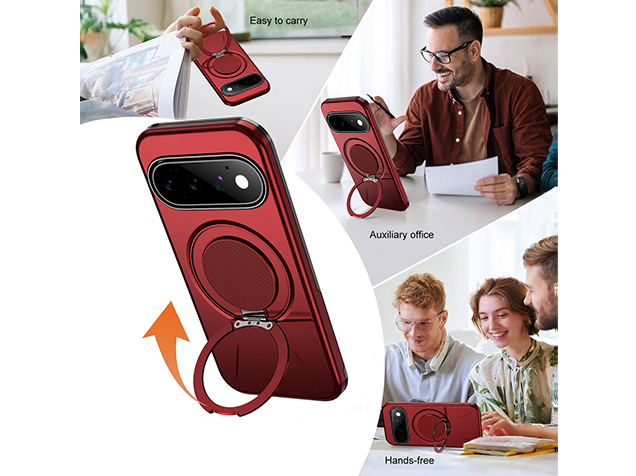Impact Case with Ring for Google Pixel 11 Pro XL - Red
