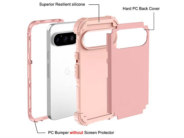 Defender Case for Google Pixel 11 - Rose Gold