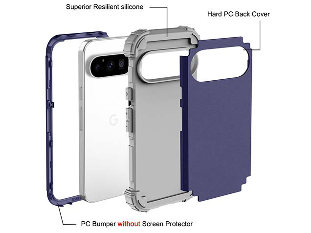 Defender Case for Google Pixel 11 Pro - Navy