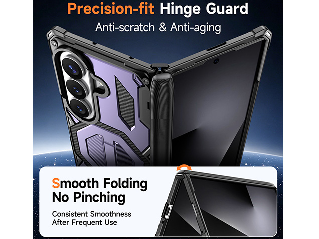 Impact Case with Stand for the Samsung Galaxy Z Fold7 - Purple