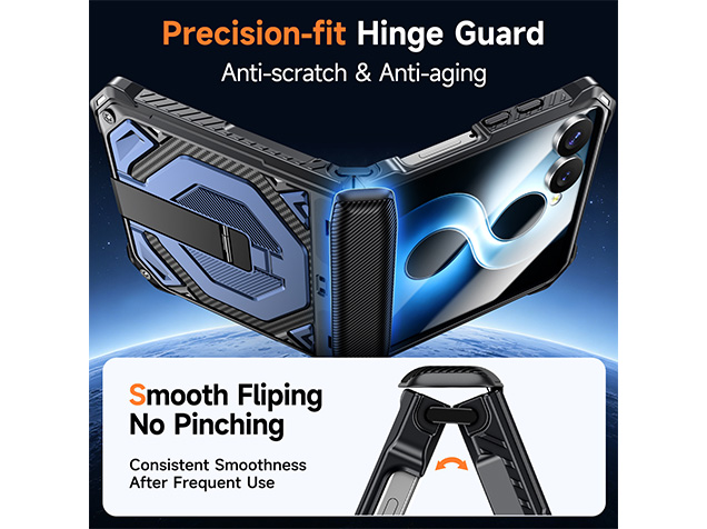 Impact Case with Stand for the Samsung Galaxy Z Flip7 - Blue