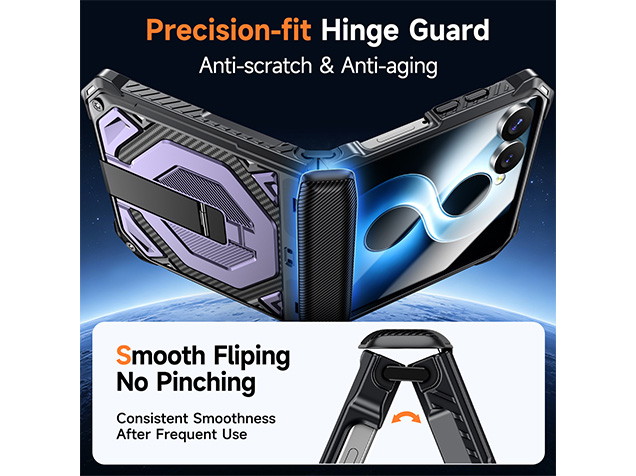Impact Case with Stand for the Samsung Galaxy Z Flip7 - Purple