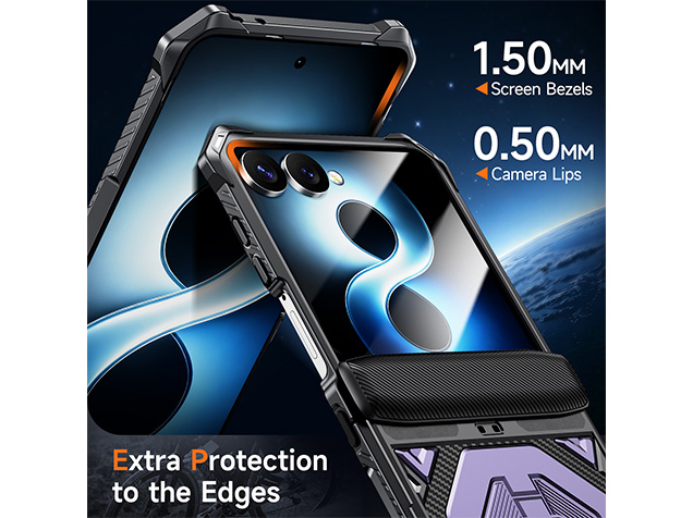 Impact Case with Stand for the Samsung Galaxy Z Flip7 - Purple
