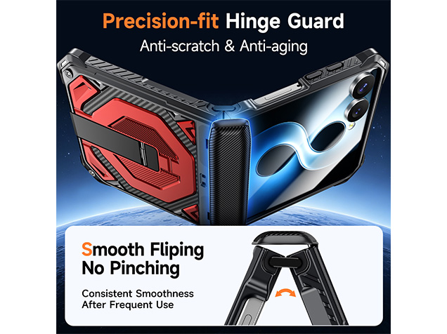 Impact Case with Stand for the Samsung Galaxy Z Flip7 - Red