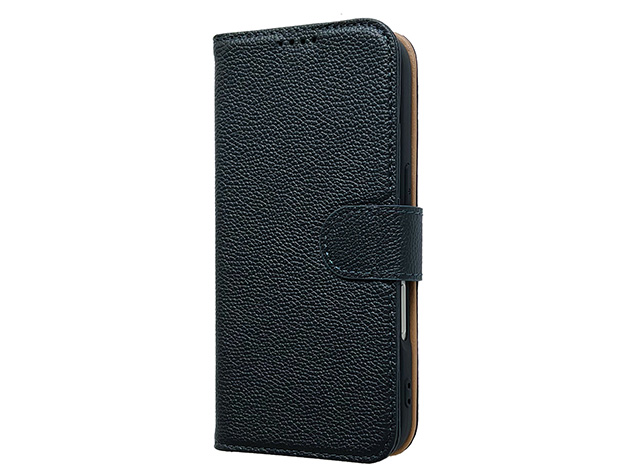 Premium Leather Wallet Case for iPhone 18 Pro - Midnight Blue