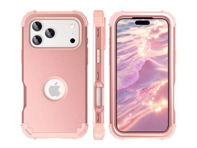 Defender Case for iPhone 18 Pro - Rose Gold