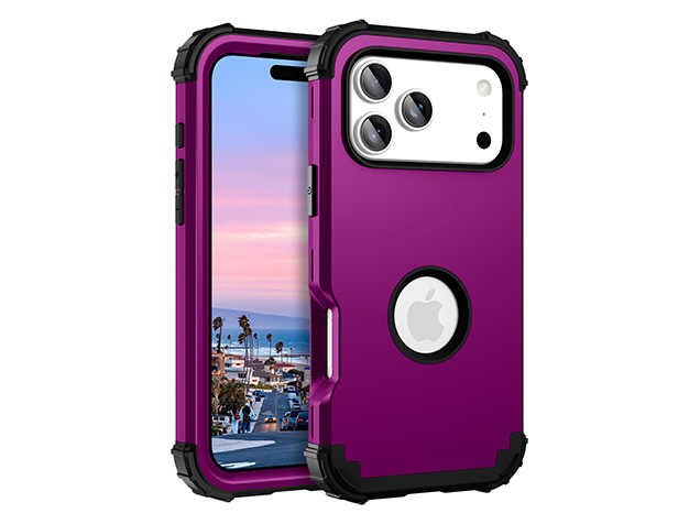 Defender Case for iPhone 18 Pro - Plum Impact Case