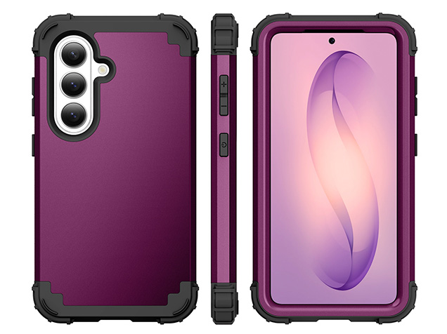 Defender Case for the Samsung Galaxy S26 FE - Plum