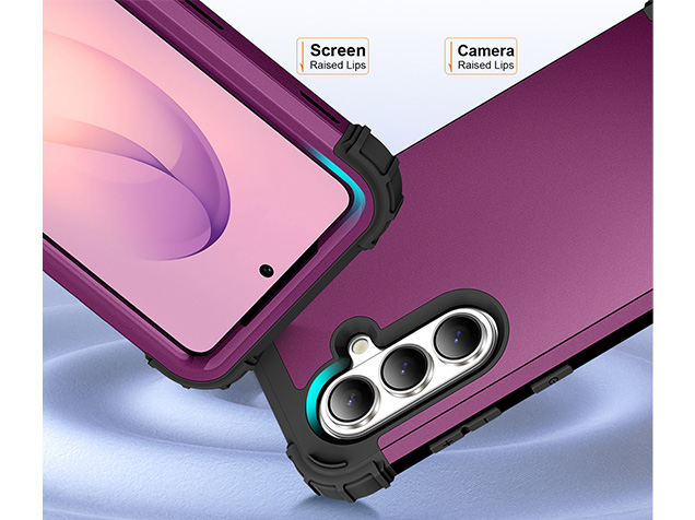 Defender Case for the Samsung Galaxy S26 FE - Plum