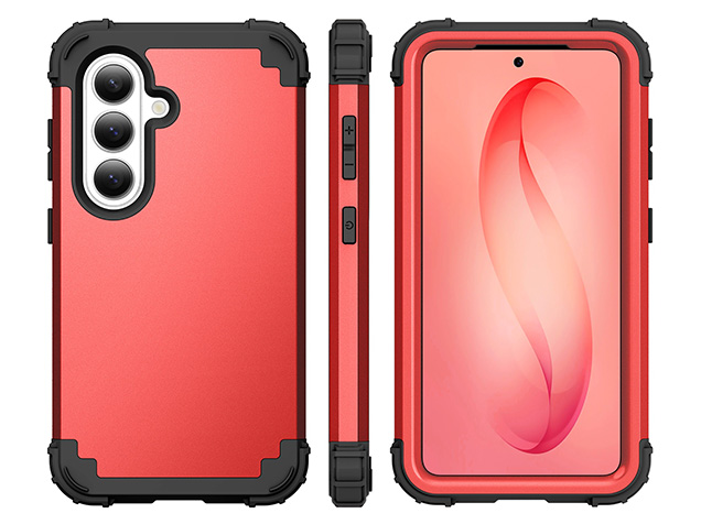 Defender Case for the Samsung Galaxy S26 FE - Red
