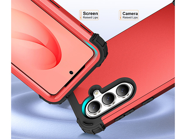 Defender Case for the Samsung Galaxy S26 FE - Red